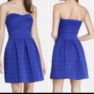 Express Blue Bandage Fit & Flare Dress 💙